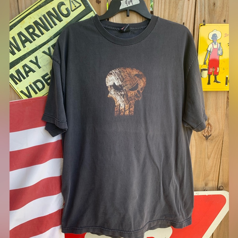 T-Shirt Marvel Punisher Crâne abîmé - XXL